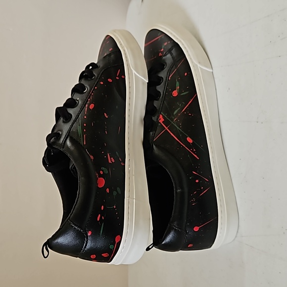 Paint Splatter Custom Sneakers Men's 11 - Picture 9 of 10